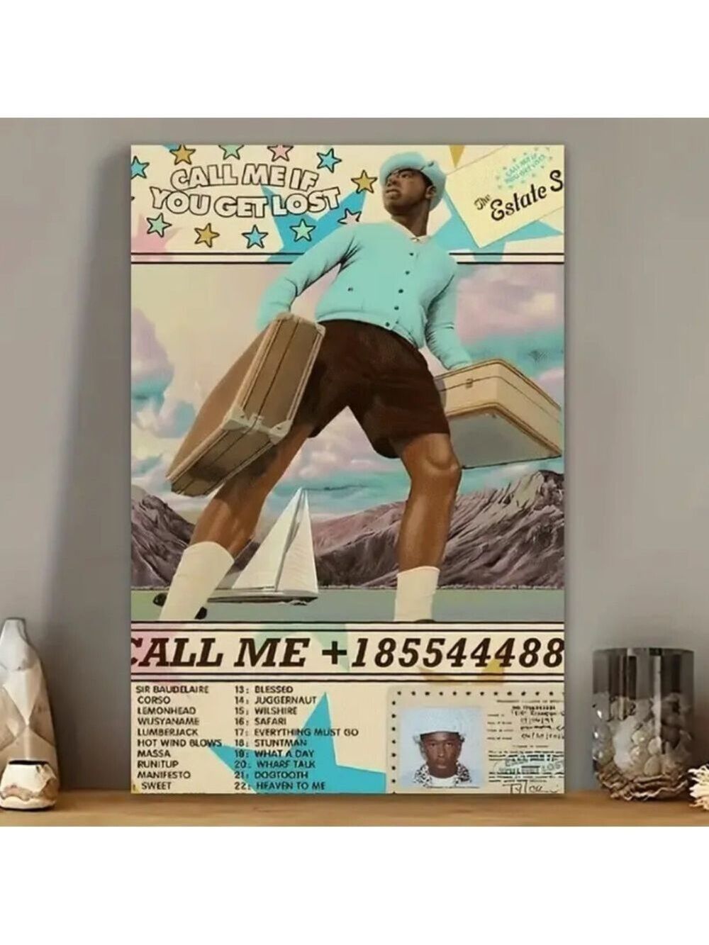 Tyler, The Creator "Call Me If You Get Lost" Canvas Print - Album Wall Art